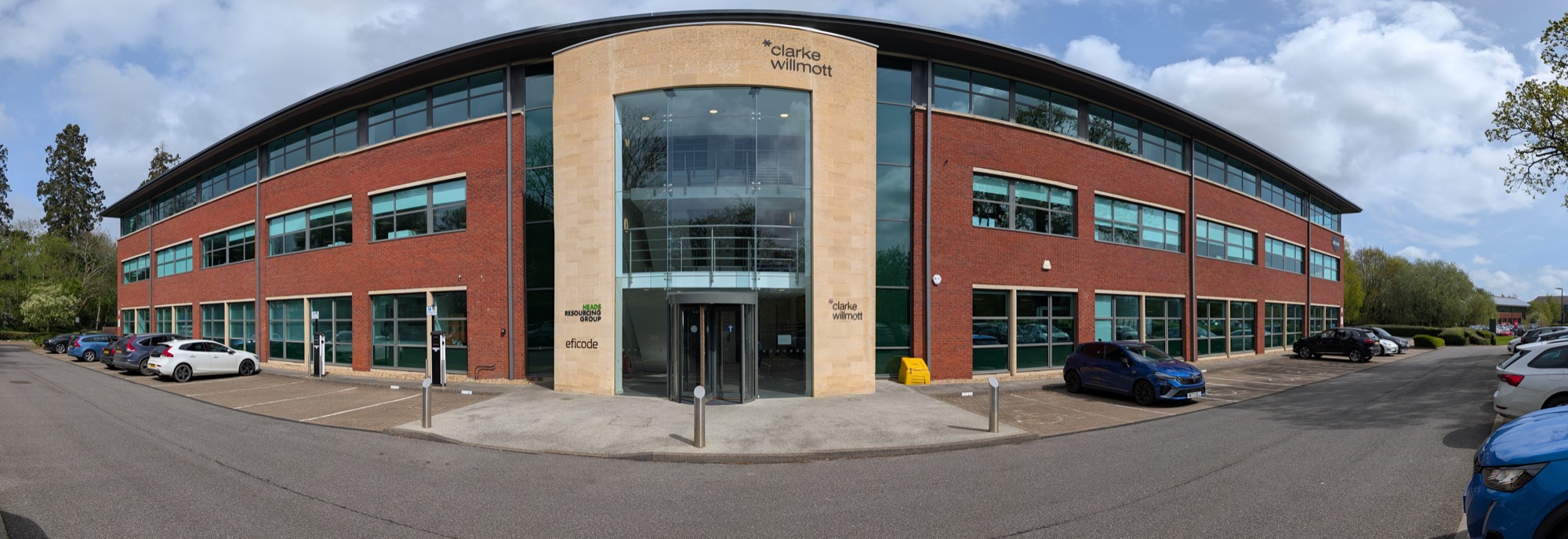 Panoramic view of Botleigh Grange Business Campus, Hedge End